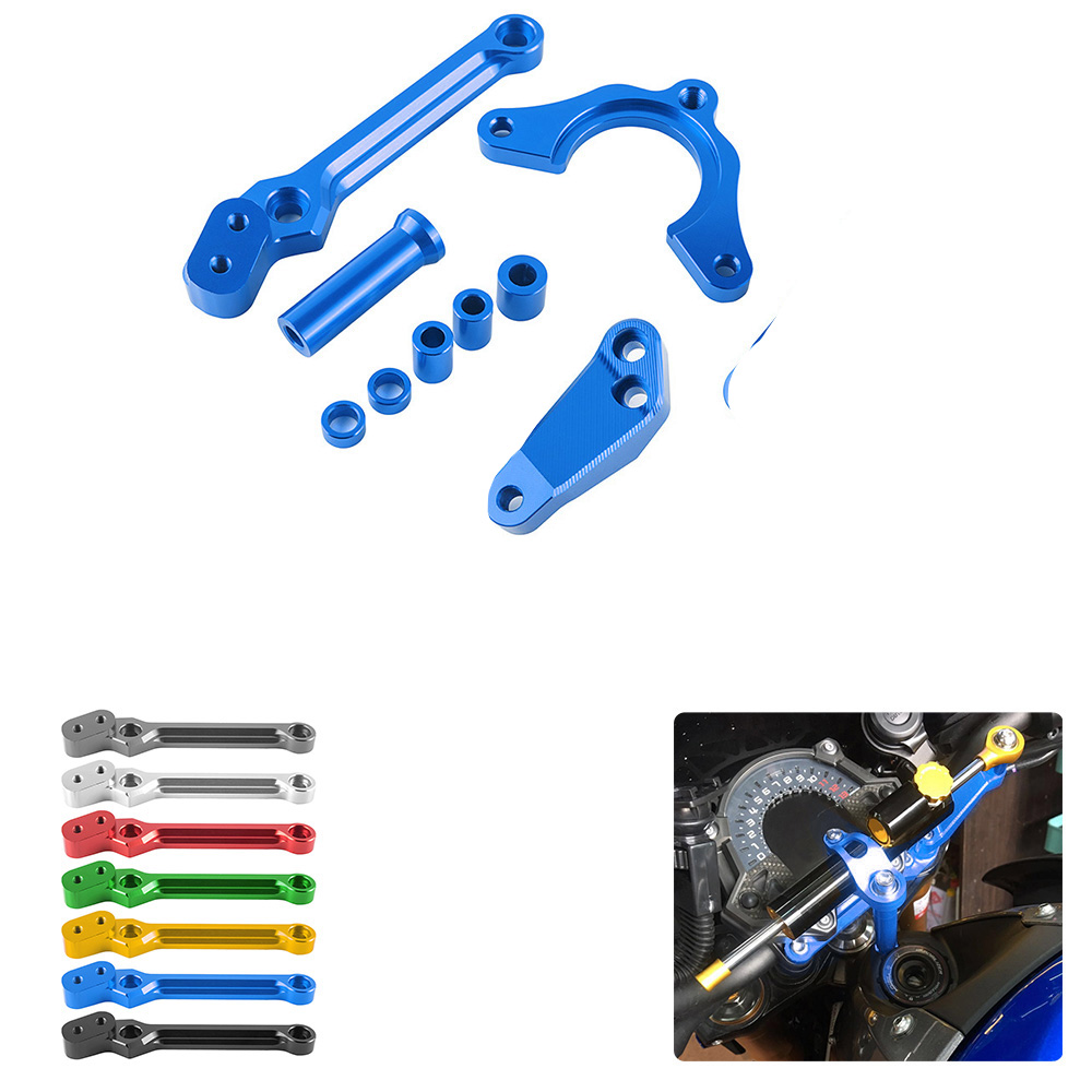 Steering Damper Stabilizer Kit Cnc - Motocykle CNC Aluminiowy Regulowany Stabilizator Układu