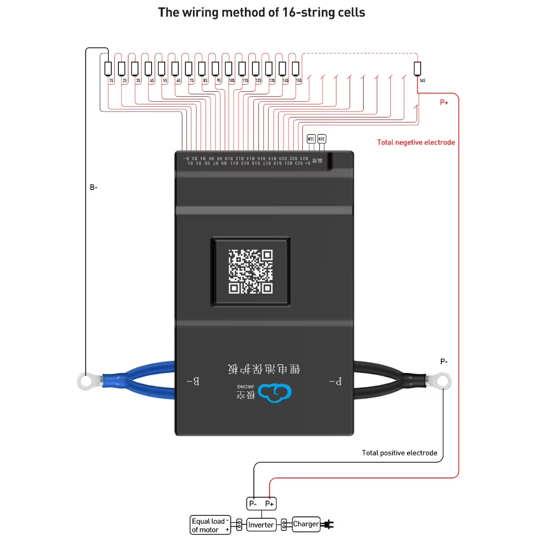 JK BMS Aktywny Balans 150A 1A  – Smart Bms 20S 72V 150A Bluetooth recenzja i cena
