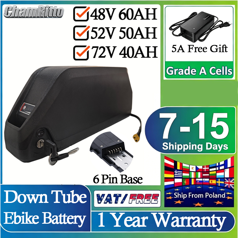Akumulator do e-bike'a 52V 50A – 60V 30Ah 21700 Battery Pack recenzja i cena