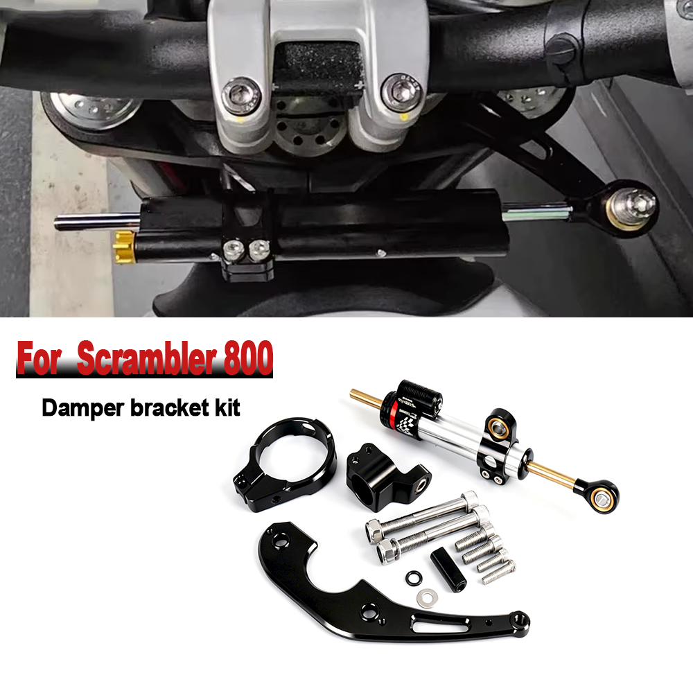 Do Ducati Scrambler 800 Scramb – Steering Damper Stabilizer Kit Cnc recenzja i cena