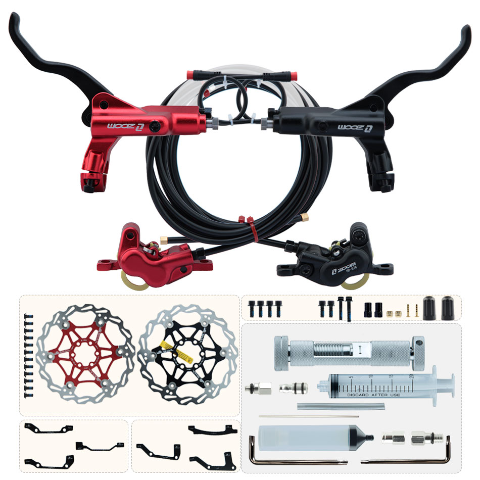 ZOOM HB-876E 4-tłokowy hamulec – Zoom Hydraulic Brake 4 Piston E-Scooter recenzja i cena