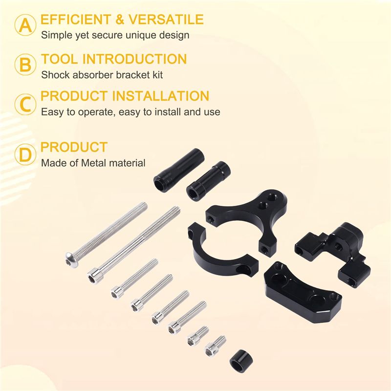 DHBH – zestaw do montażu wspor – Steering Damper Stabilizer Kit Cnc recenzja i cena