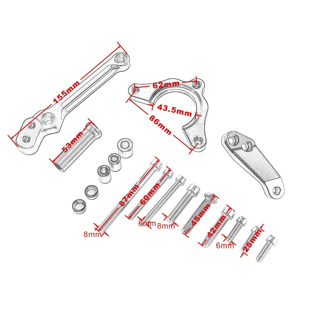 Motocykle CNC Aluminiowy Regul – Steering Damper Stabilizer Kit Cnc recenzja i cena