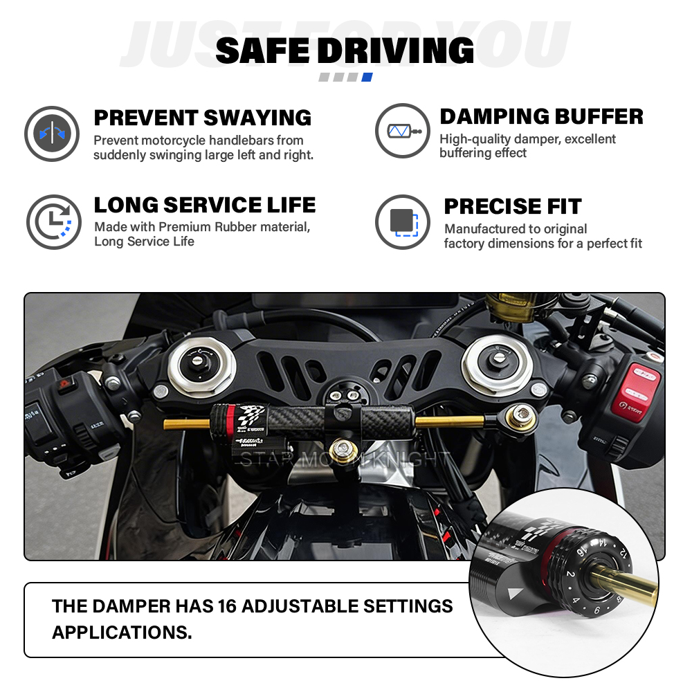 Uchwyt amortyzatora skrętu mot – Steering Damper Stabilizer Kit Cnc recenzja i cena