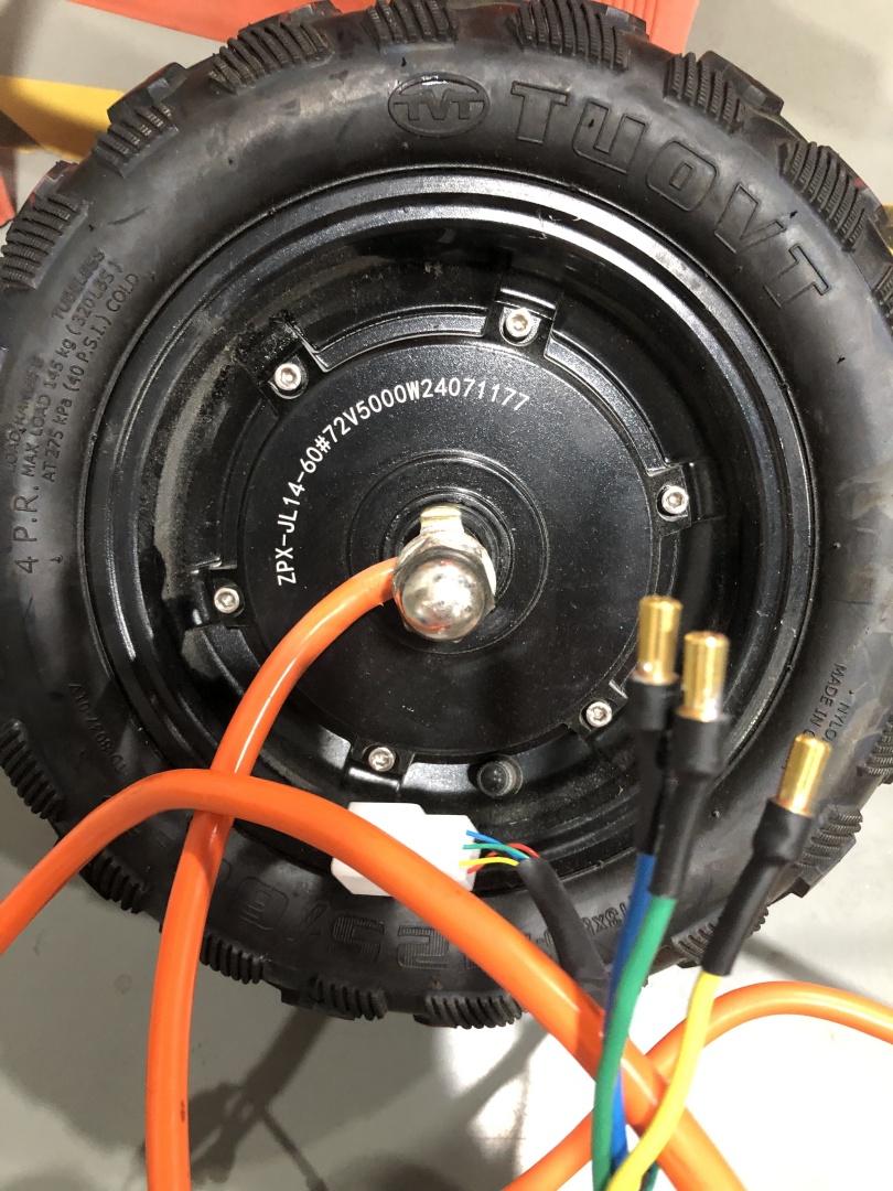 Silnik bezszczotkowy do skuter – 60V 5000W Brushless Hub Motor recenzja i cena